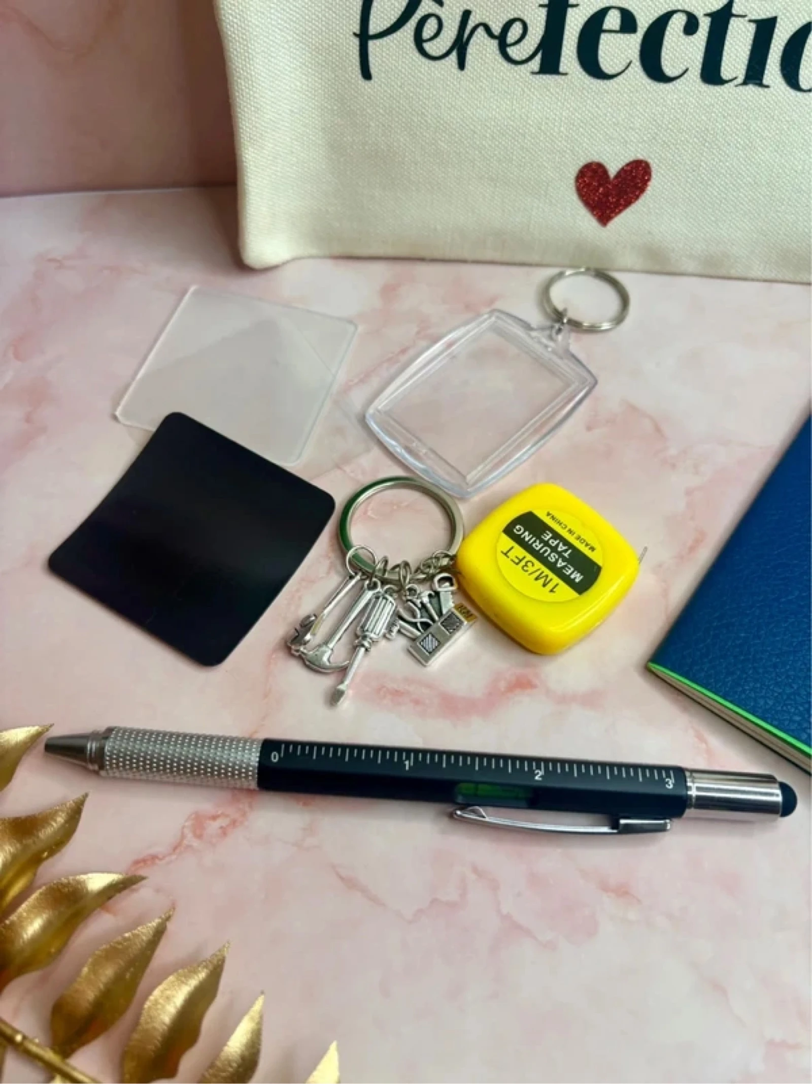 Father's Day Gift Set – Pouch, Notebook and Customizable Accessories – photo 2
